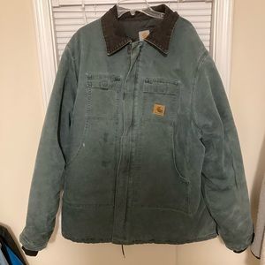 Vintage green carhart jacket!